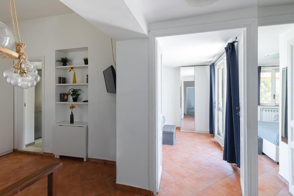 Penthouse With Jacuzzi On Private Terrace In Trastevere Rom Eksteriør billede
